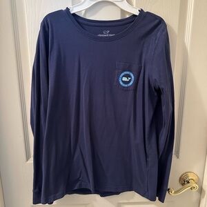 Vineyard Vines Women’s Long Sleeve Pocket Tee. Size Small